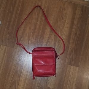 Red Fossil Crossbody Purse